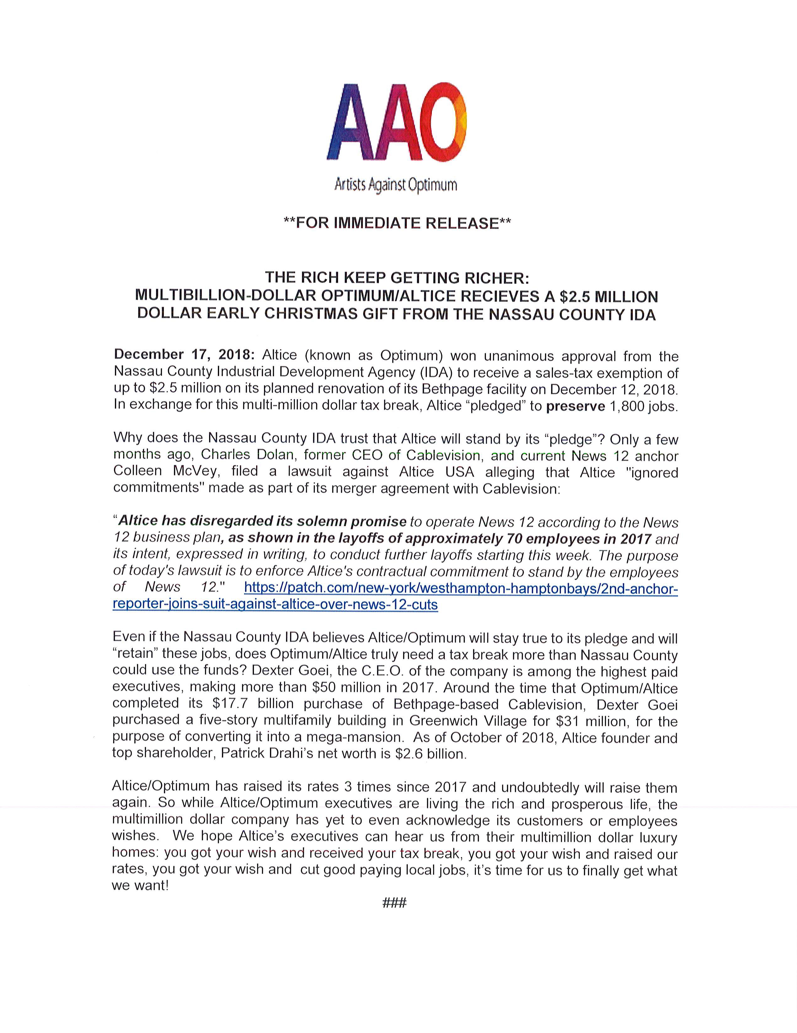 AAO-Press-Release-12.17.18